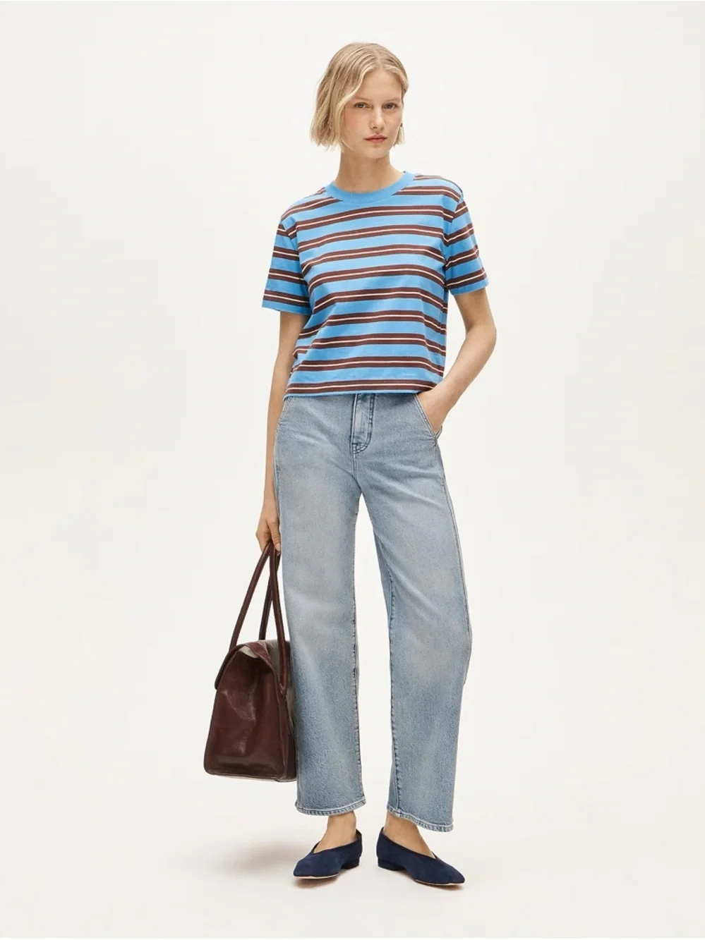 J. Crew Slim Wide-Leg Jean in Misty Surf wash - 28 - BNWOT